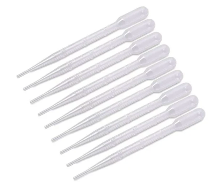 3 ml Plastic Disposable Pipettes (Pack of 10)