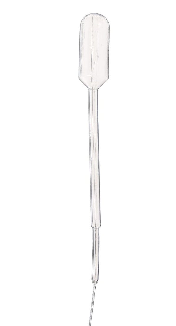 5mL Fine Tip Transfer Pipette, Non-Sterile, 5.0mL Capacity - Pack of 10